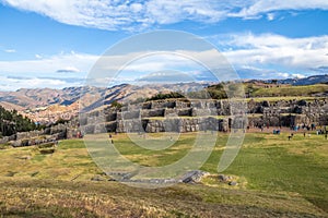 Saqsaywaman or Sacsayhuaman Inca Ruins - Cusco, Peru