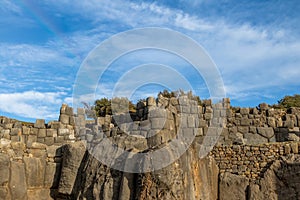 Saqsaywaman or Sacsayhuaman Inca Ruins - Cusco, Peru