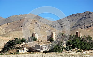 Sar e Cheshma Fortress between Kabul and Bamiyan in Afghanistan photo