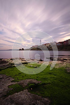 SarÄ±yer`s Rumeli Lighthouse and istanbul landscape