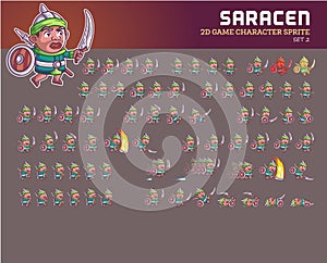 Saracen Game Character Animation Sprite