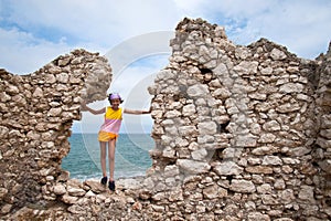 Saracen tower, coast of Gargano, Vieste