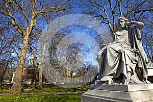 Sarah Siddons Statue on Paddington Green