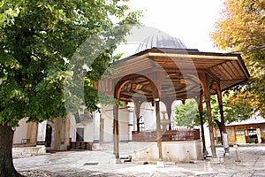 Sarajevo - Bosnia Fountain in a mosque courtyard photo