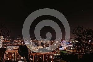 Sarajevo view  at night - Image