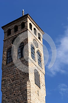 Sarajevo watch tower detail photo