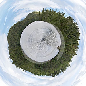 Saranac Lake Panorama