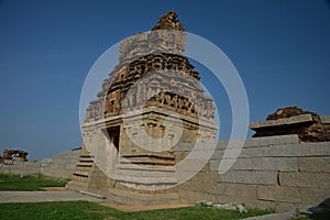 Saraswathi Temple in Hampi, ancient capital of Vijayanagara empire