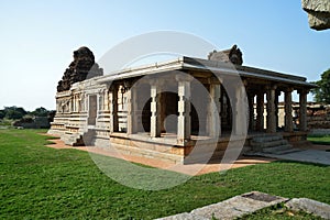 Saraswathi Temple in Hampi, ancient capital of Vijayanagara empire