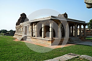 Saraswathi Temple in Hampi, ancient capital of Vijayanagara empire photo