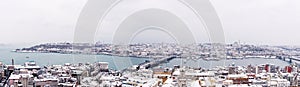 Sarayburnu winter panorama photo