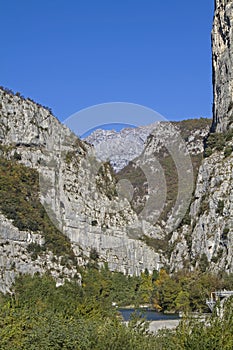 Sarca gorge in Trentino