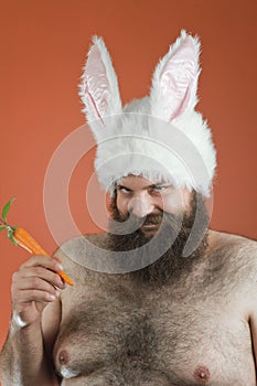 Sarcastic Bunny Man photo