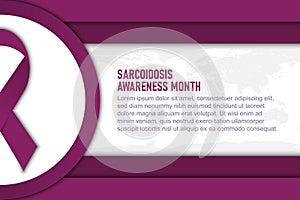 Sarcoidosis Awareness Month background
