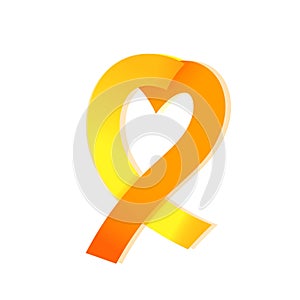 Sarcoma and bone cancer awareness month in july. photo