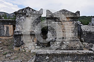 Sarcophagi, Ancient Hierapolis, Turkey