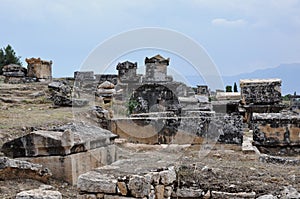 Sarcophagi, Ancient Hierapolis, Turkey