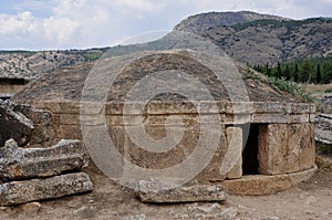 Sarcophagus, Ancient Hierapolis, Turkey