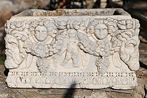 Sarcophagus in Bodrum Castle