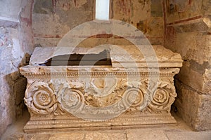 Sarcophagus in the Church of St. Nicholas the Wonderworker