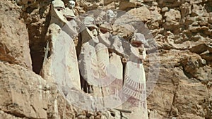 Sarcophagus of Karajia in north Peru near Chachapoyas