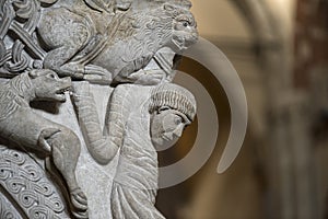 Sarcophagus in Sant'Ambrogio church (Milan)