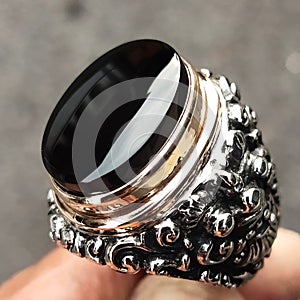 Sard Chalcedony - Gemstone On Ring