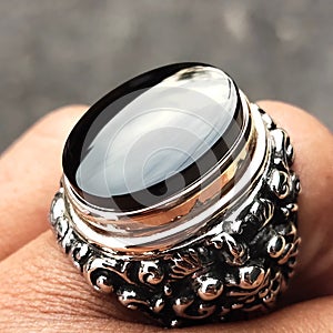 Sard Chalcedony - Gemstone On Ring