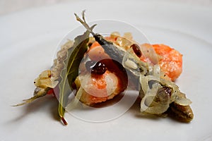 Sarde e Gamberi in Saor, Venetian Marinated Shrimps and Sardines