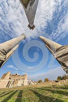 Sardes city ruins of Sard town Manisa