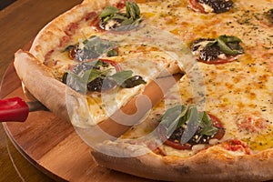Sardine pizza