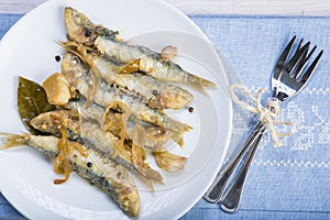 Sardines in marinade