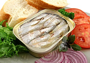 Sardines And Salad