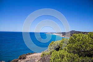 Sardinia beatifull beach Spiaggia del Morto