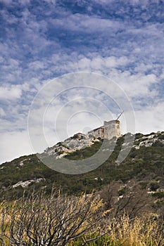 Sardinia cala moresca raio station of guglielmo marconi