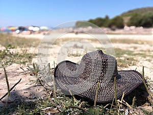 Sardinia cala sapone Beach on Antioco Island summer concept