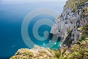 Sardinia cliffs coast view