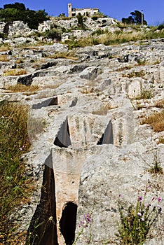 Sardinia.Punic Necropolis at Cagliari photo