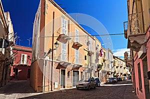 Sardinia - street in Carloforte