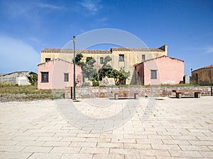 Sardinia. Tratalias. Glimpse of Tratalias Vecchia, the ancient medieval village in the heart of the Sulcis region