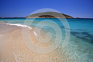 Sardinian beach in summer
