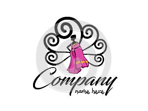 SARI, CLOTHING, SILK, WOMEN, SARI FABRIC, LOGO