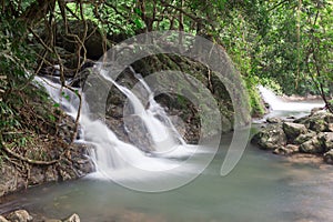 Sarika waterfall is beautiful waterfall in Nakhon Nayok , Thail