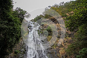 Sarika Waterfall is beutiful landmark in thailand