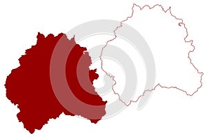 Sarine District (Switzerland, Swiss Confederation, Canton of Fribourg or Freiburg)