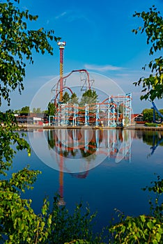 Sarkanniemi amusement park in Tampere, Finland photo