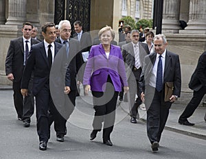 Sarkozy and Merkel