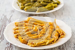 Sarma, Stuffed Grape and Cabbage Leaves