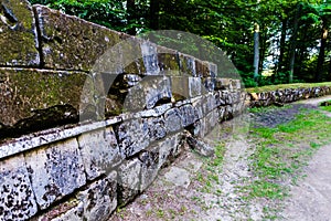 Sarmisegetusa regia, Old ruins in Transilvania, Orastie Mountains, Romania