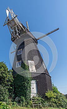 Windmill in the Kent village of Sarre England photo